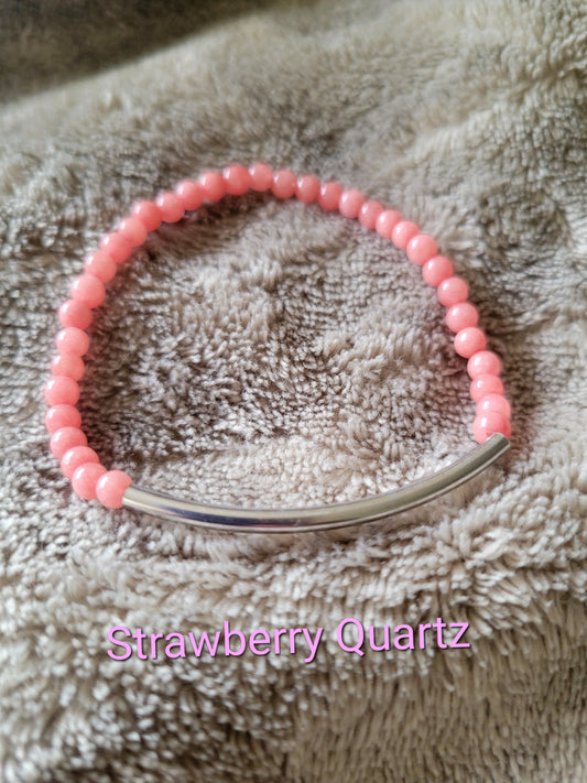 Strawberry Quartz Bracelet - Beauty by Dani