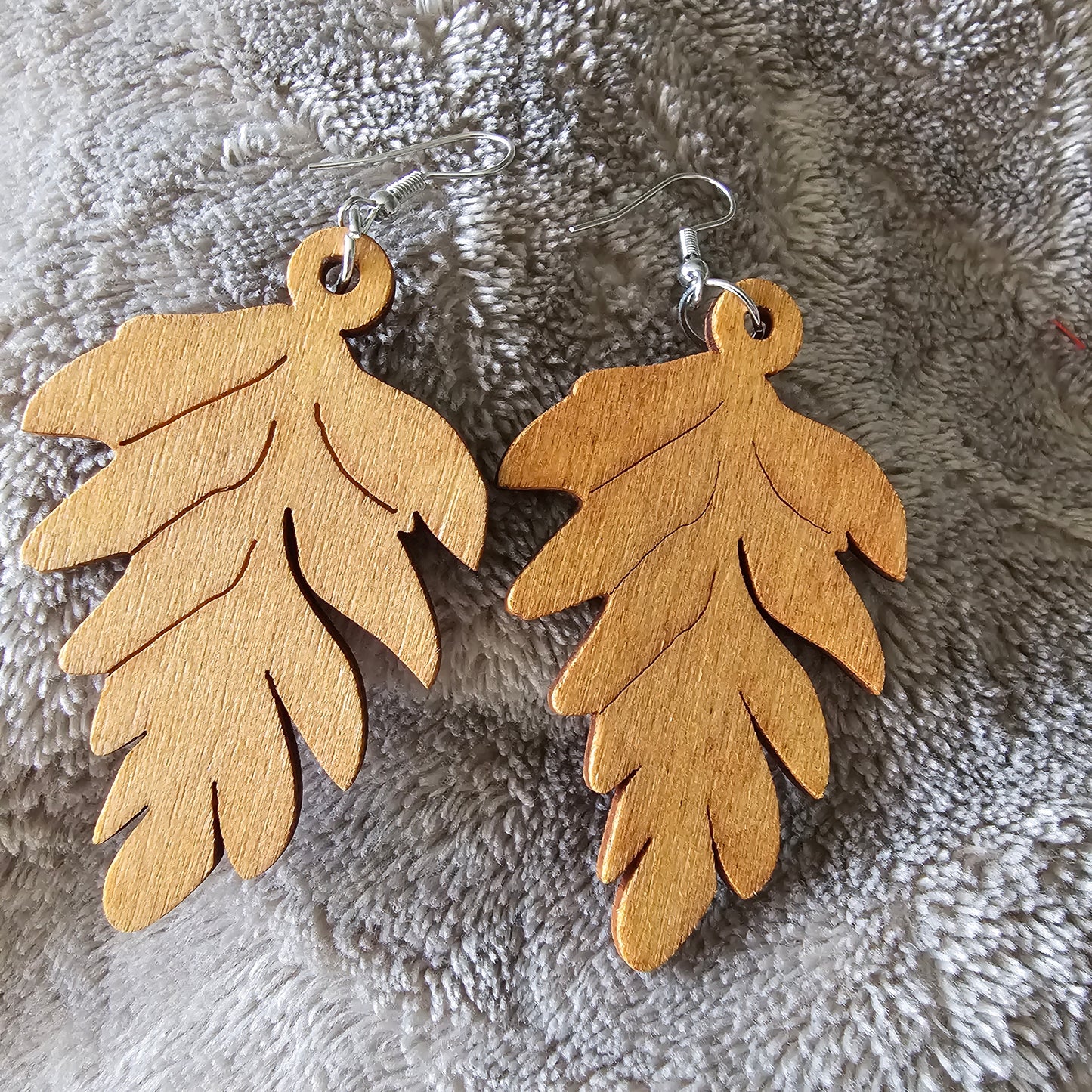 Wood earrings