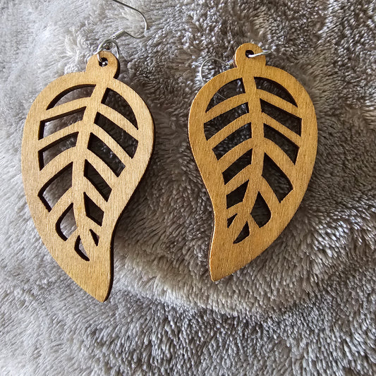 Wood earrings