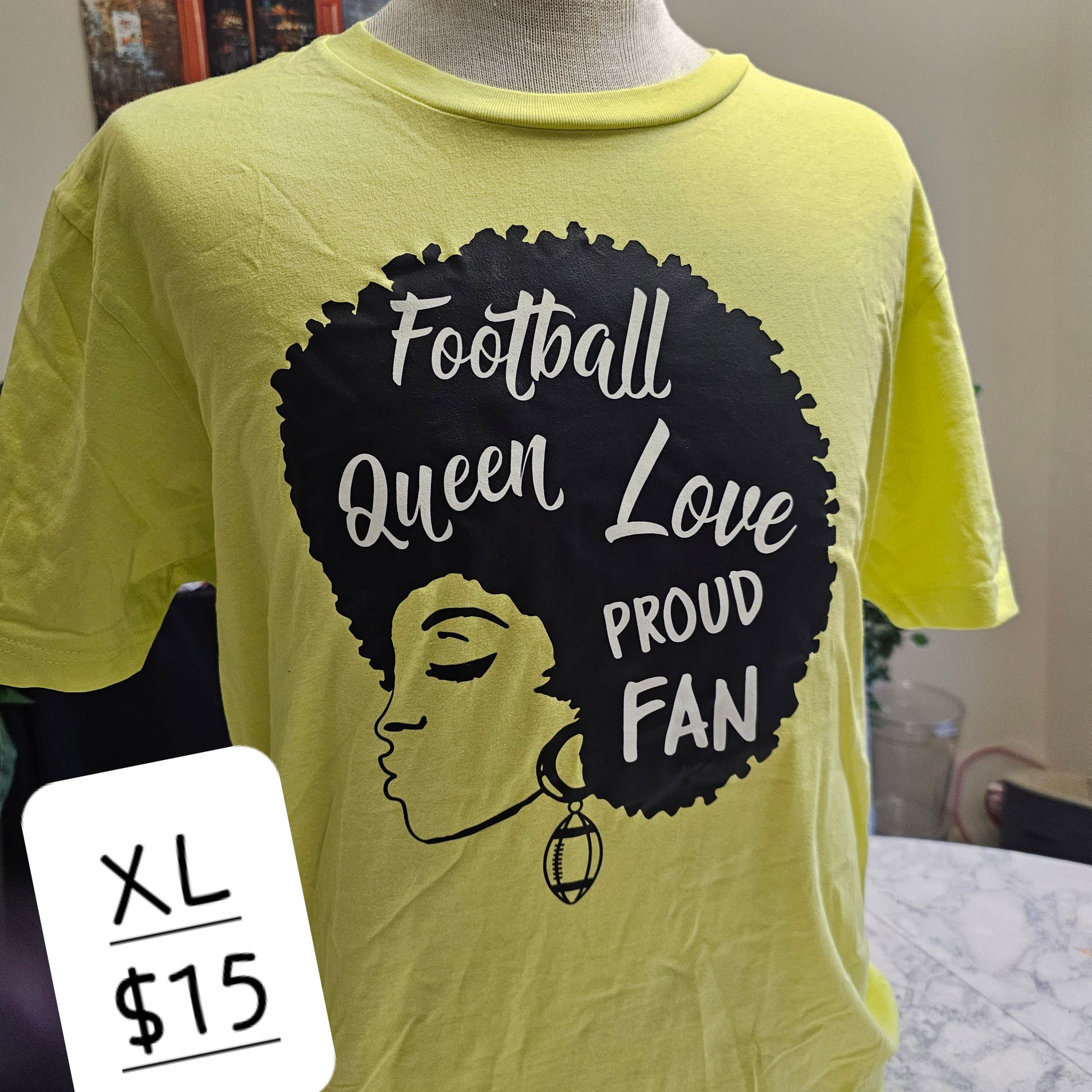 Afro Football fan T-shirt - Beauty by Dani