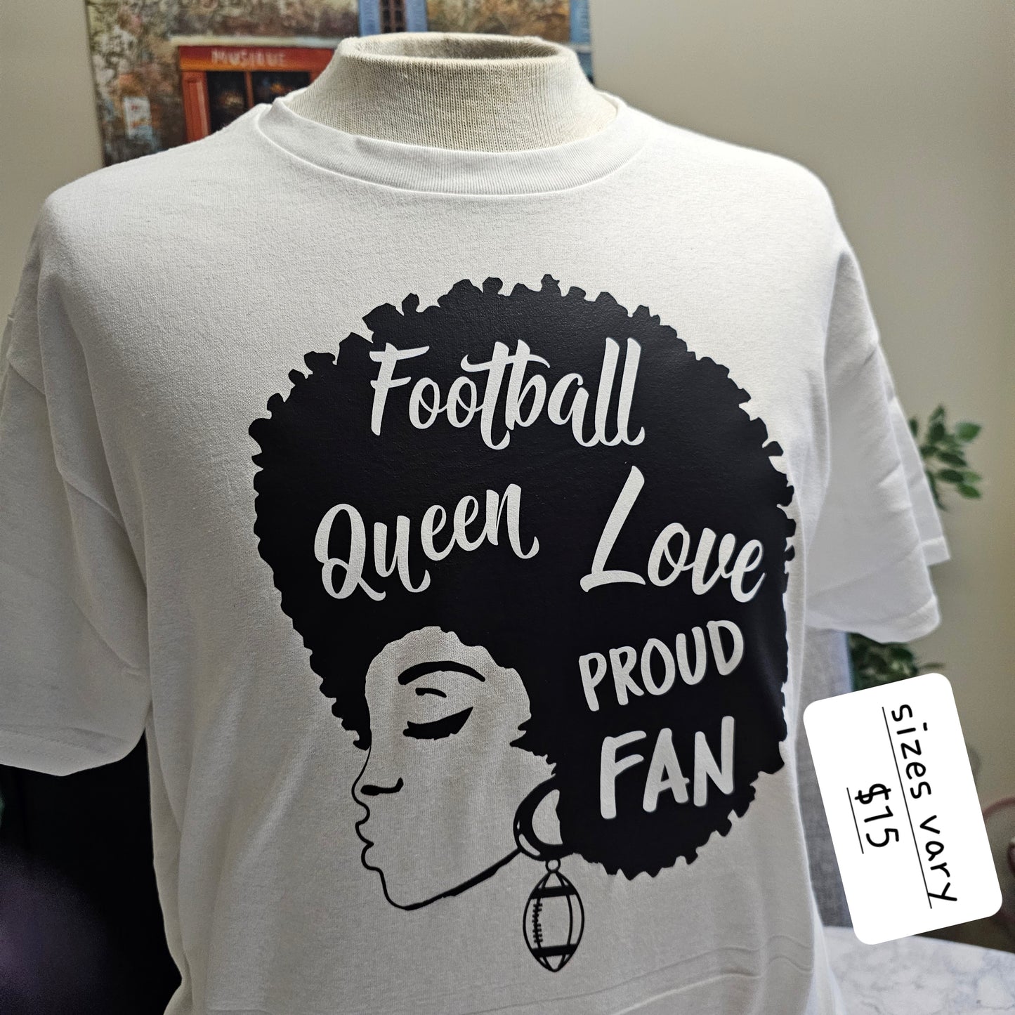 Afro Football fan T-shirt - Beauty by Dani