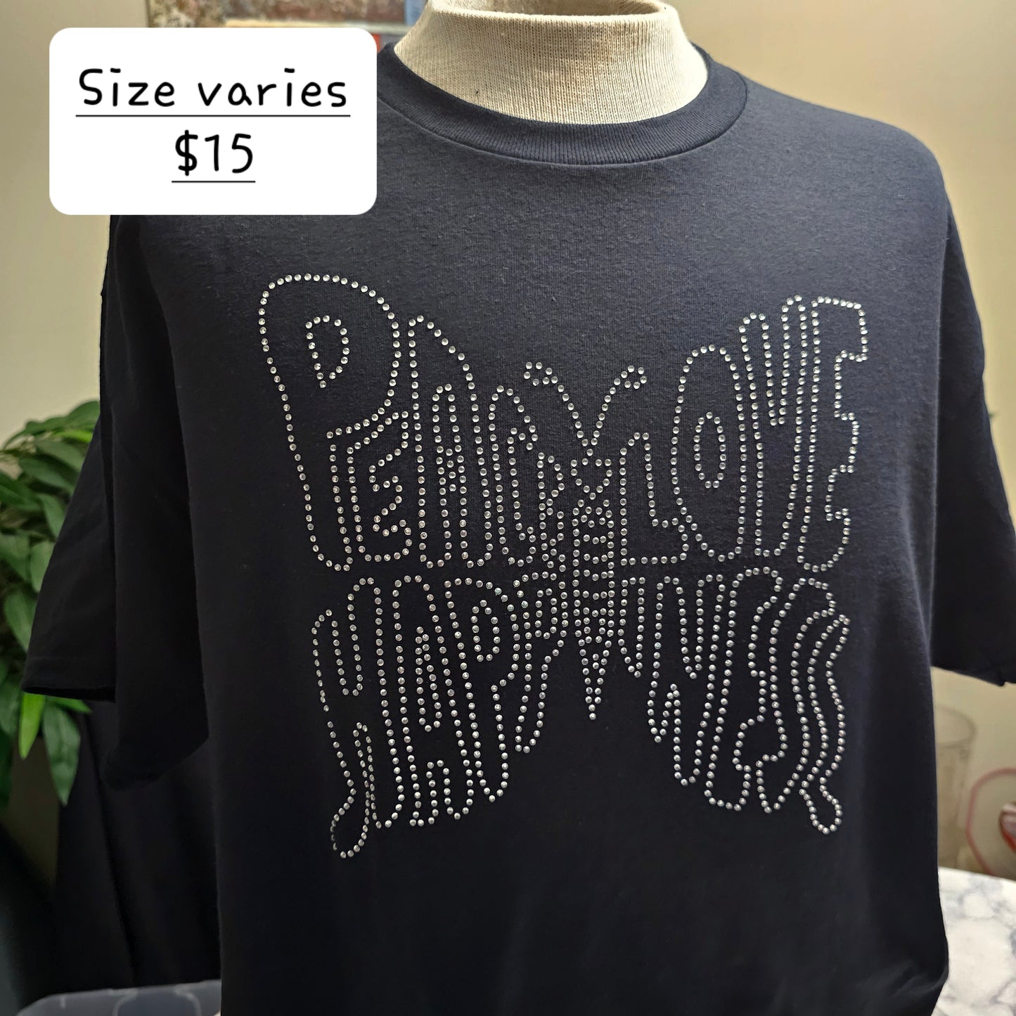 Peace Love Happiness T-shirt - Beauty by Dani