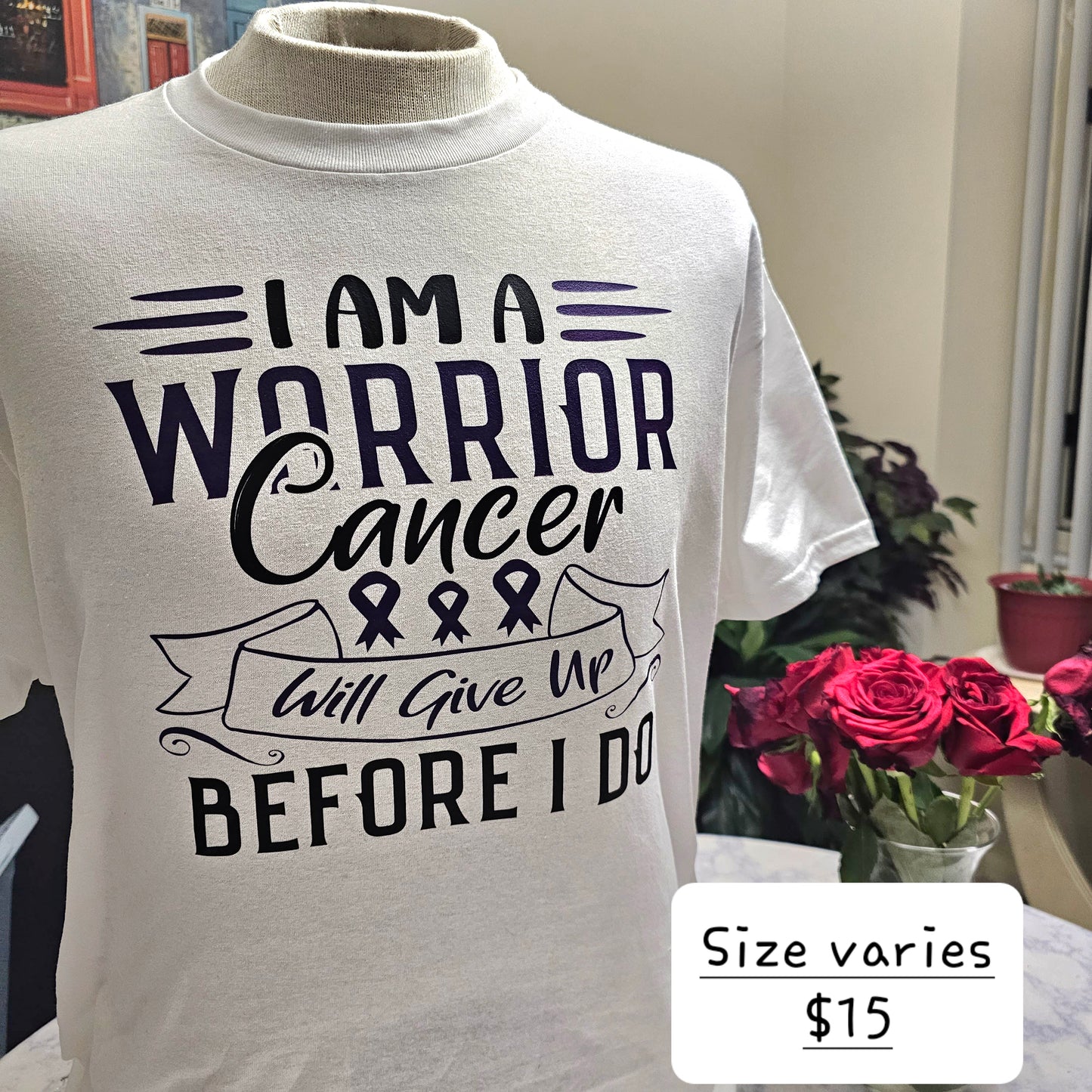 I am a warrior tshirt - Beauty by Dani