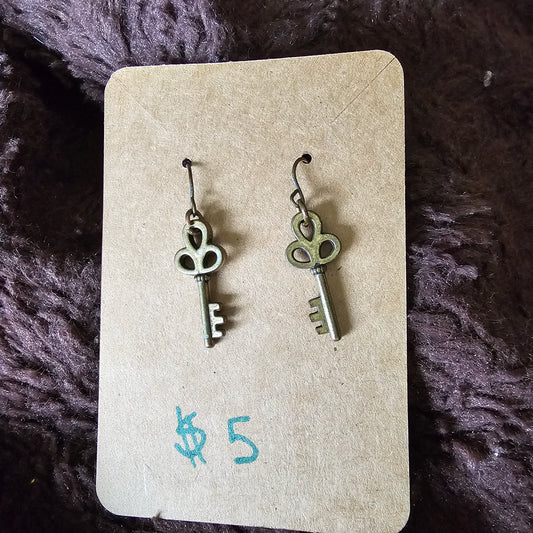 Key earrings