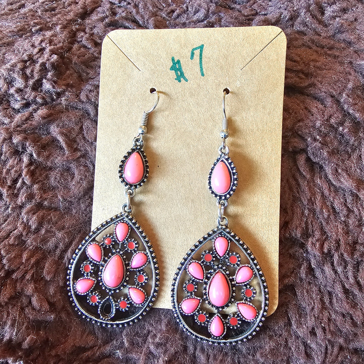 Stainless steel coral earrings - Beauty by Dani