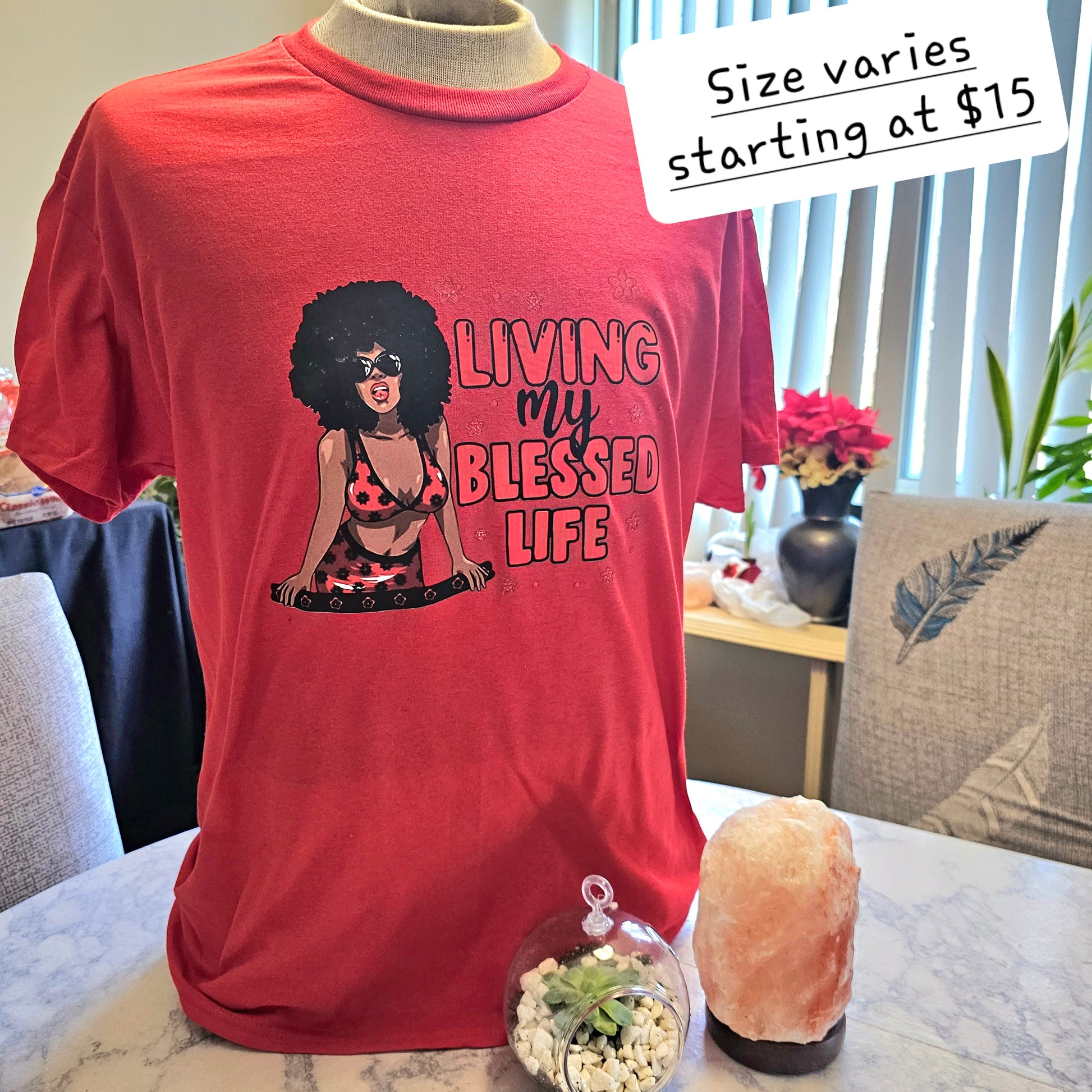 Living my blessed life 2. Tshirt - Beauty by Dani