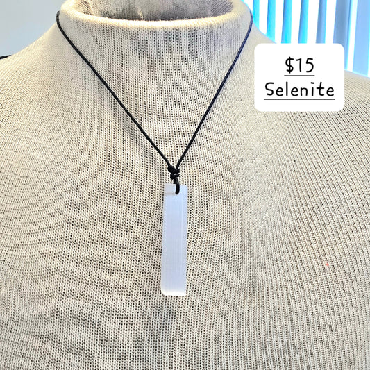 Selenite Necklace