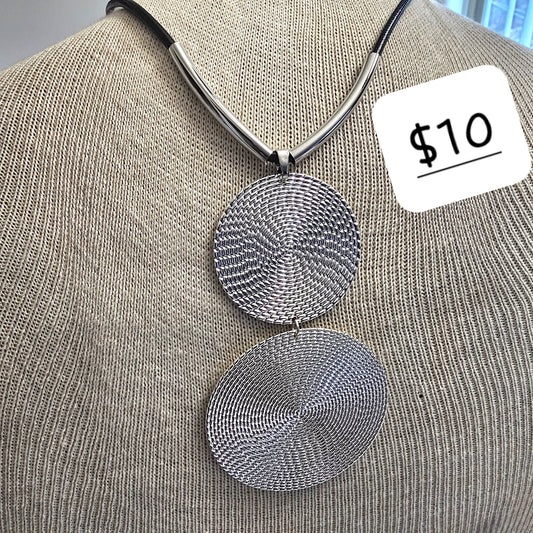Stainless Steel Circle Necklace