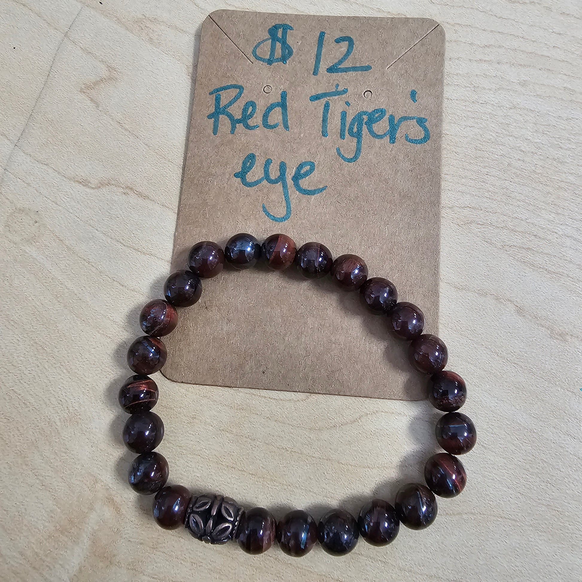 Red Tigers Eye bracelet - Beauty by Dani