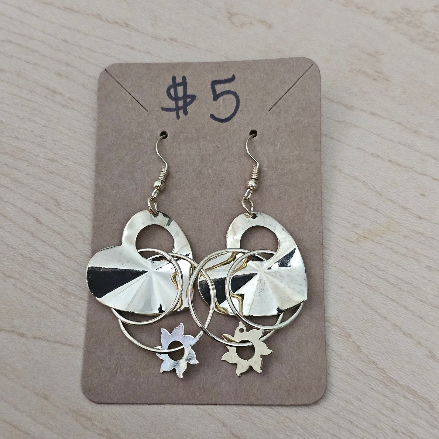 Stainless steel Heart Earrings