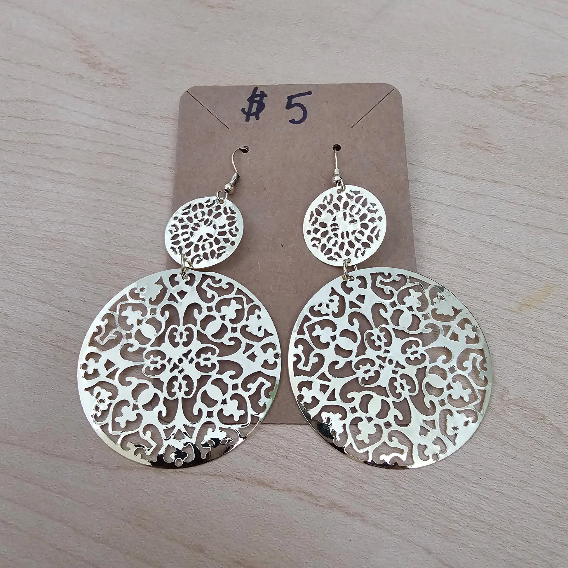 Stainless steel 2 circles earring - Beauty by Dani
