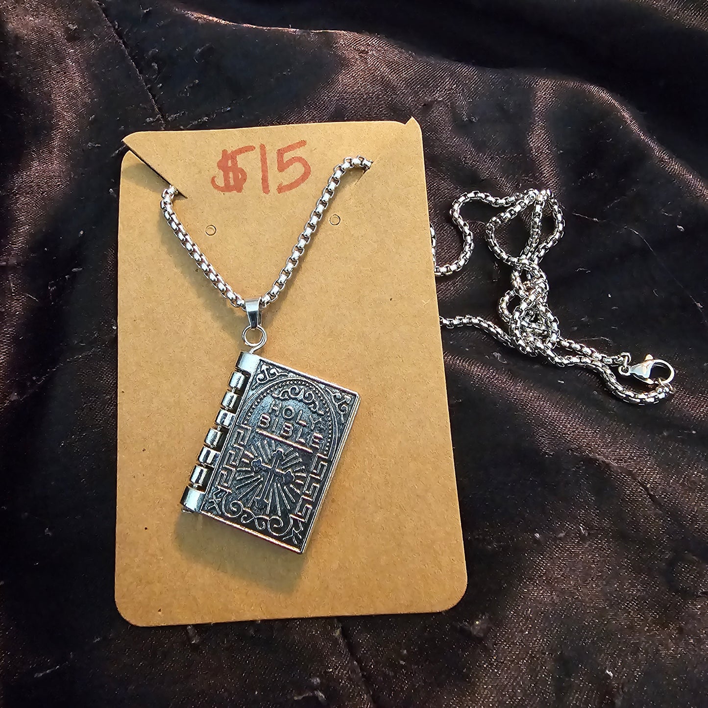 Bible necklace