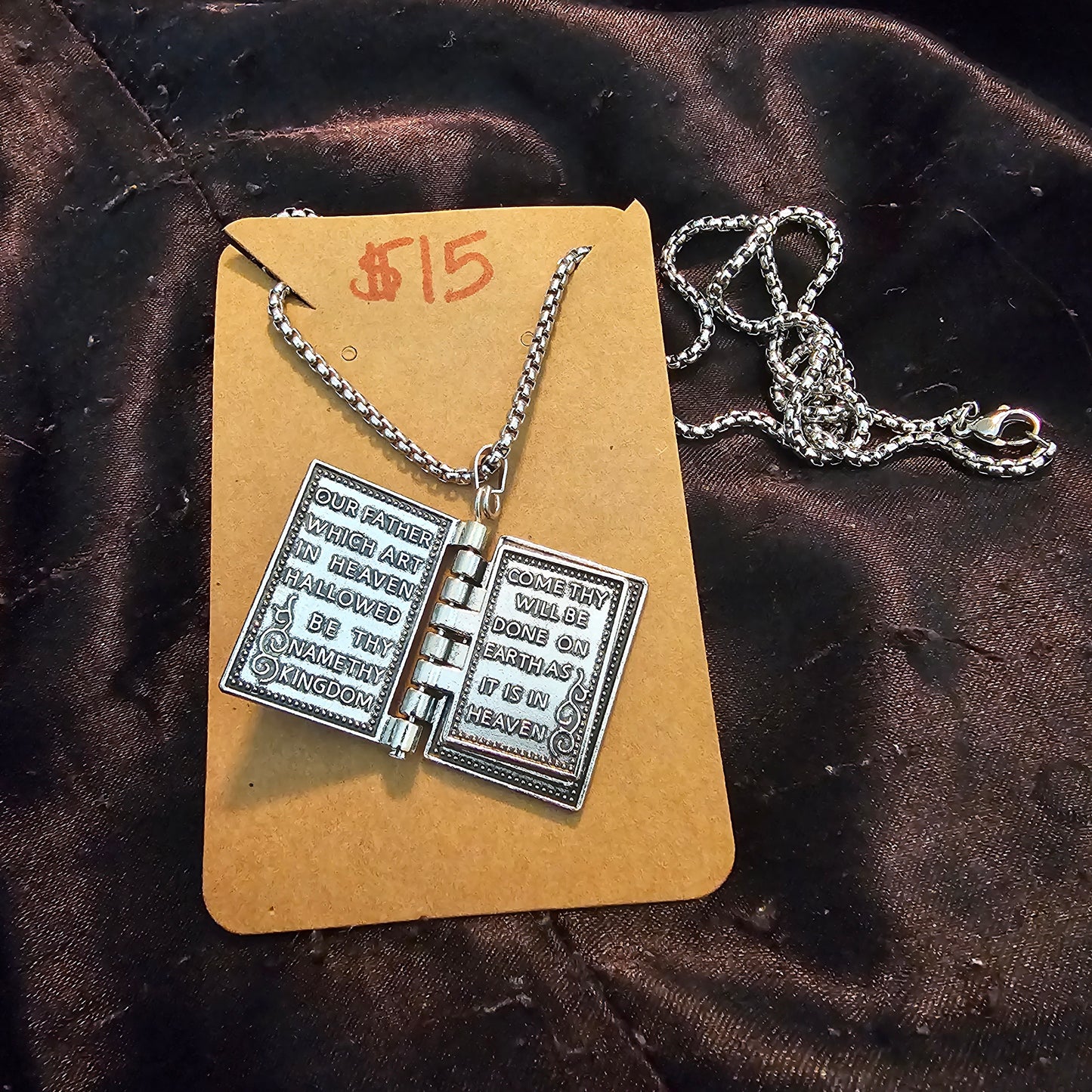 Bible necklace