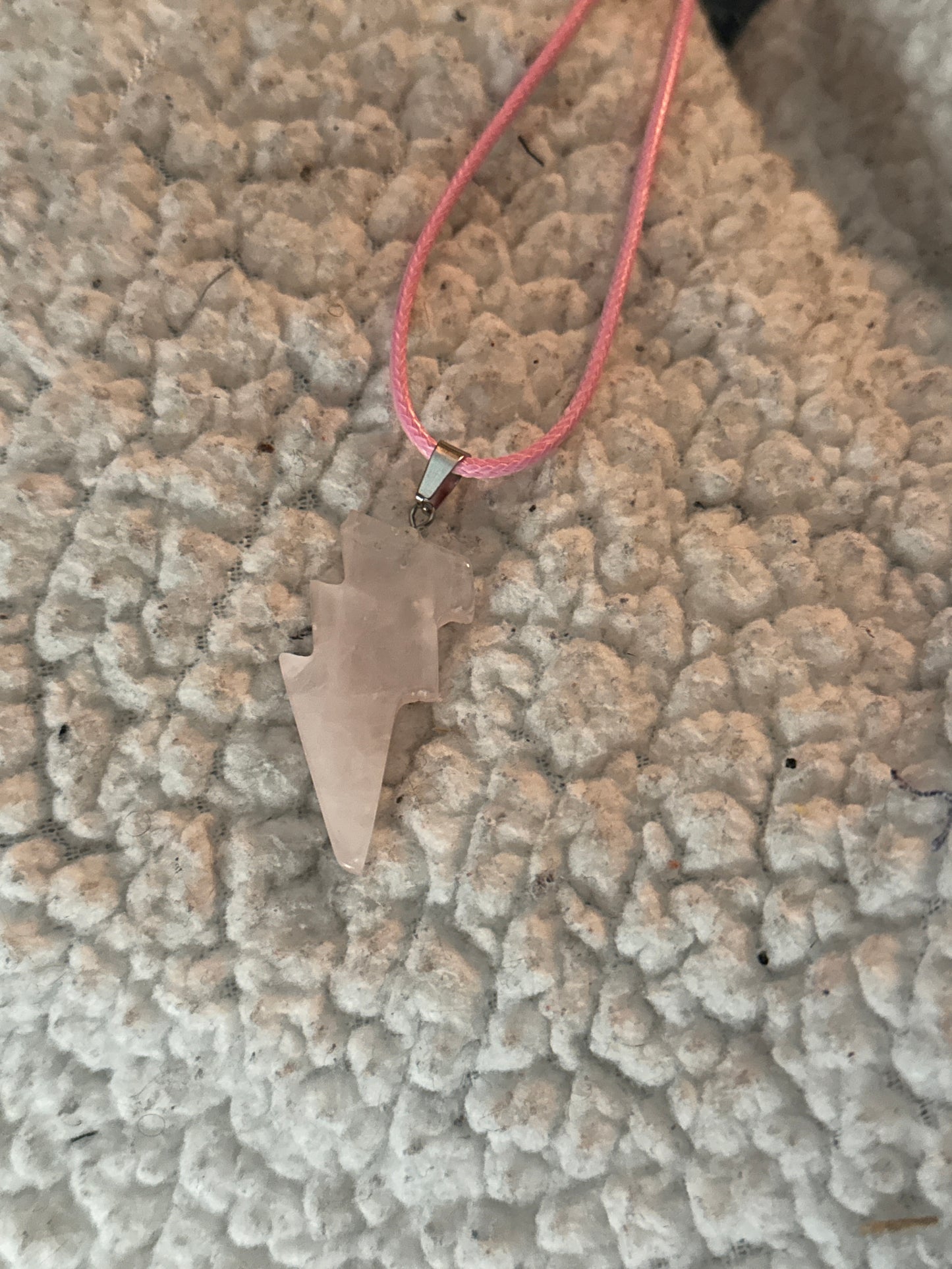 Gem Lightning Bolt Necklace