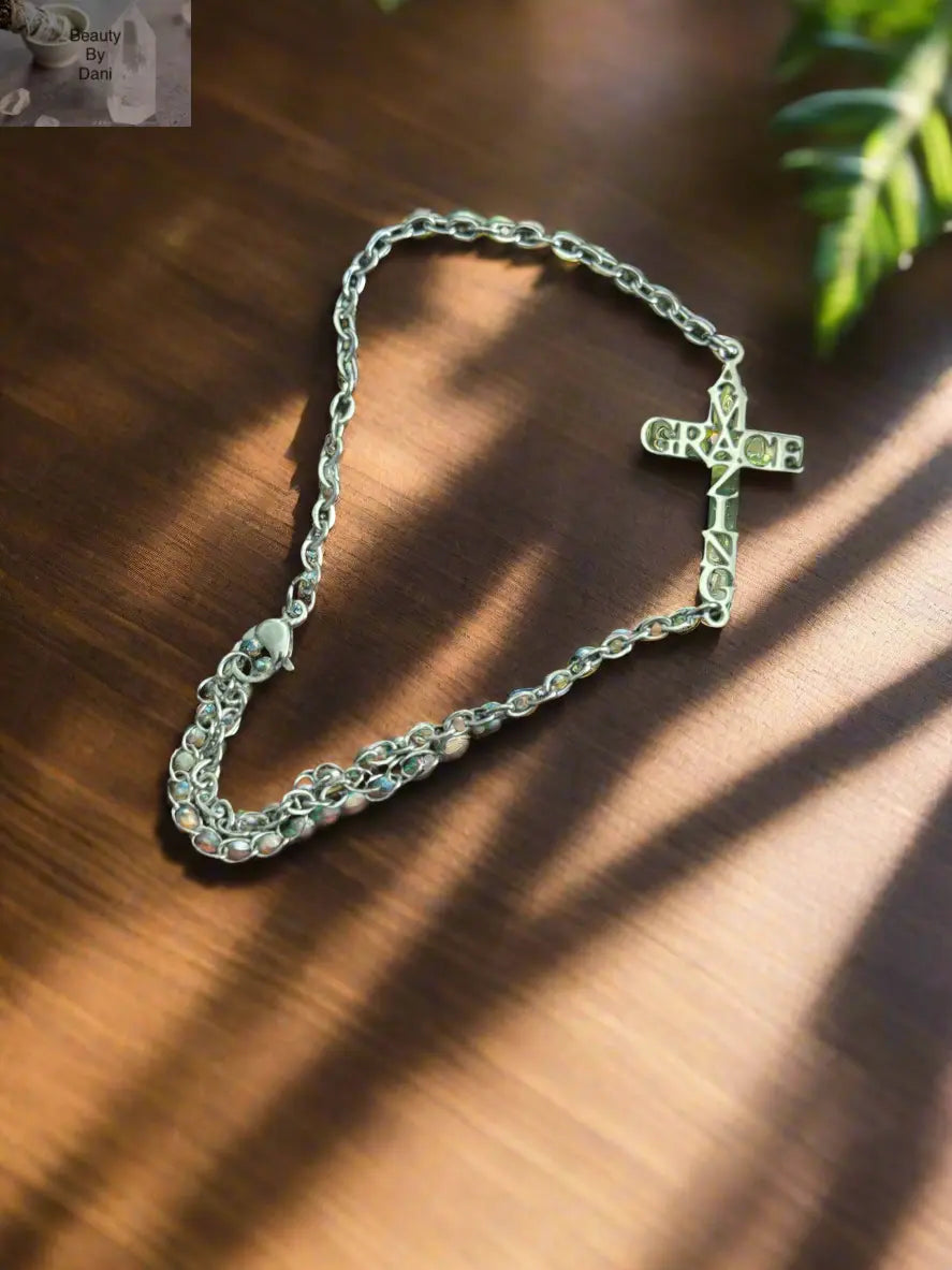 Amazing Grace Hypoallergenic Stainless Steel Earrings, Necklace and Bracelet Beauty by Dani