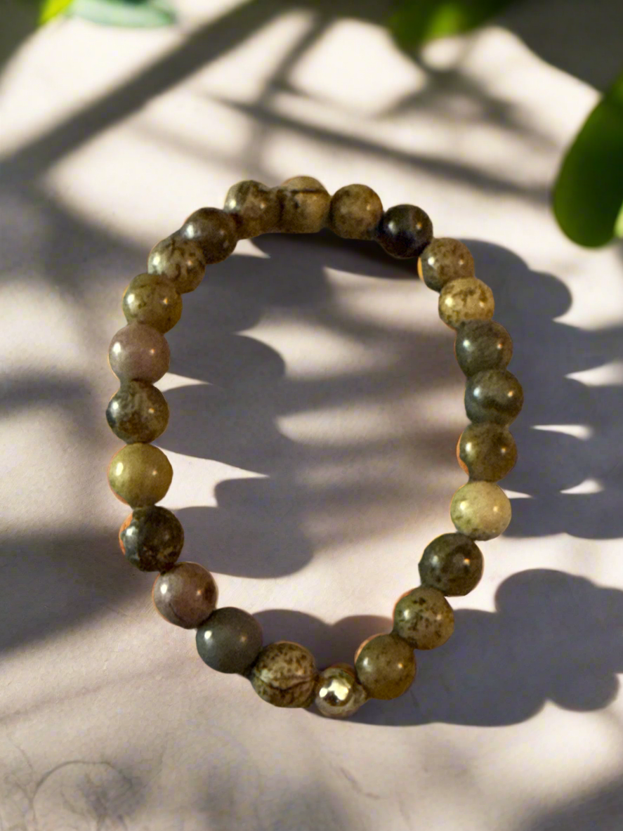 Grounding Jasper Bracelet - 8mm Beads