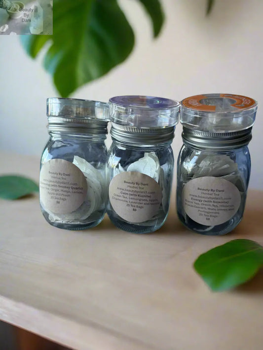 Infused Herbal Teas - Immunity, Slimming, Prosperity & More with gemstones Beauty by Dani Gems and More