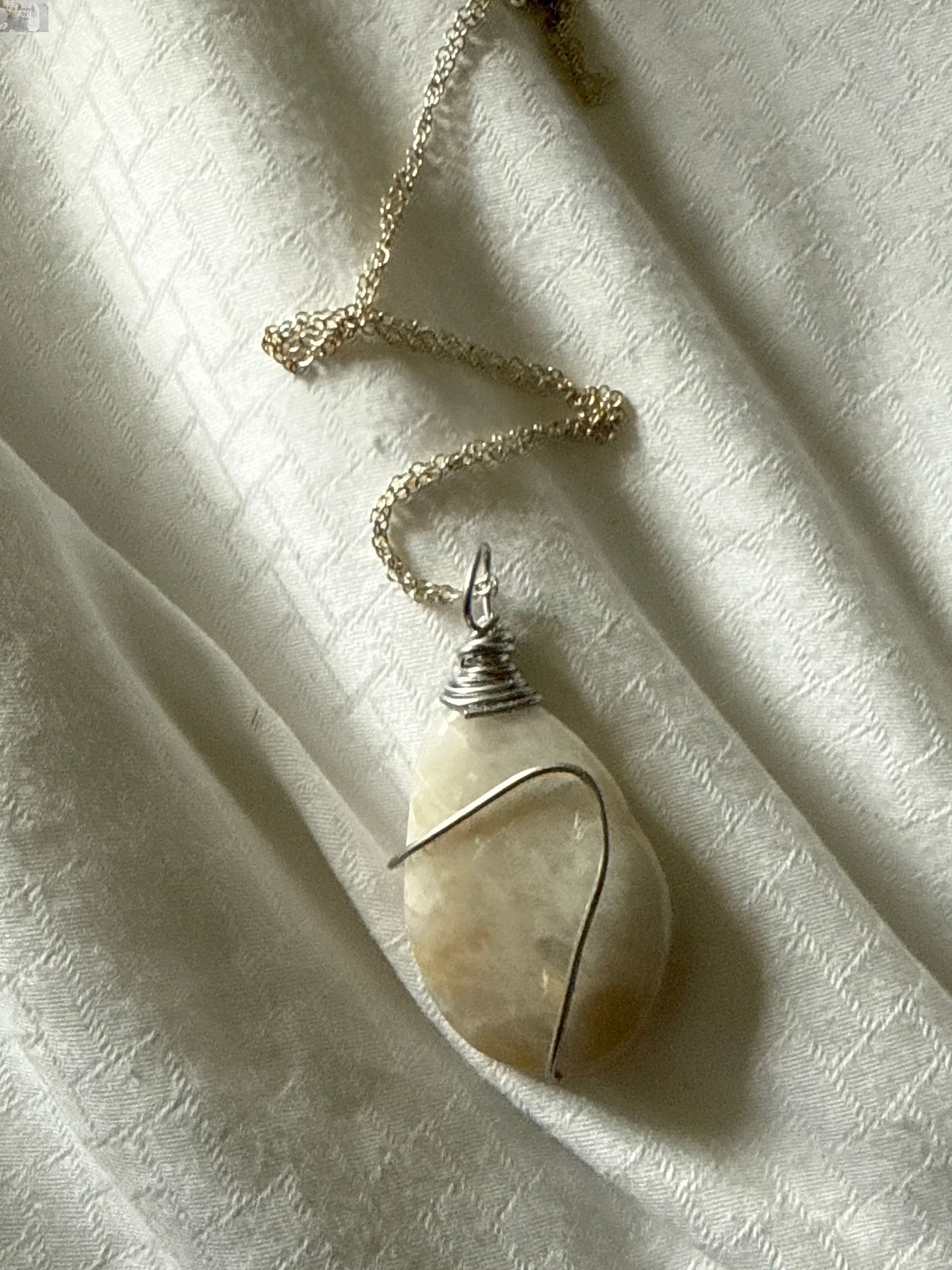 Handcrafted River Rock Necklace Beauty by Dani