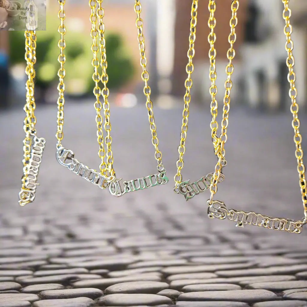 Zodiac Goldtone Stainless Steel Necklace Beauty by Dani