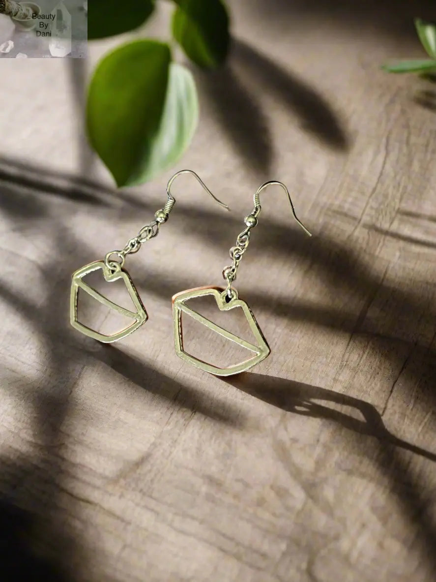 Art Deco Stainless Steel Earrings Beauty by Dani