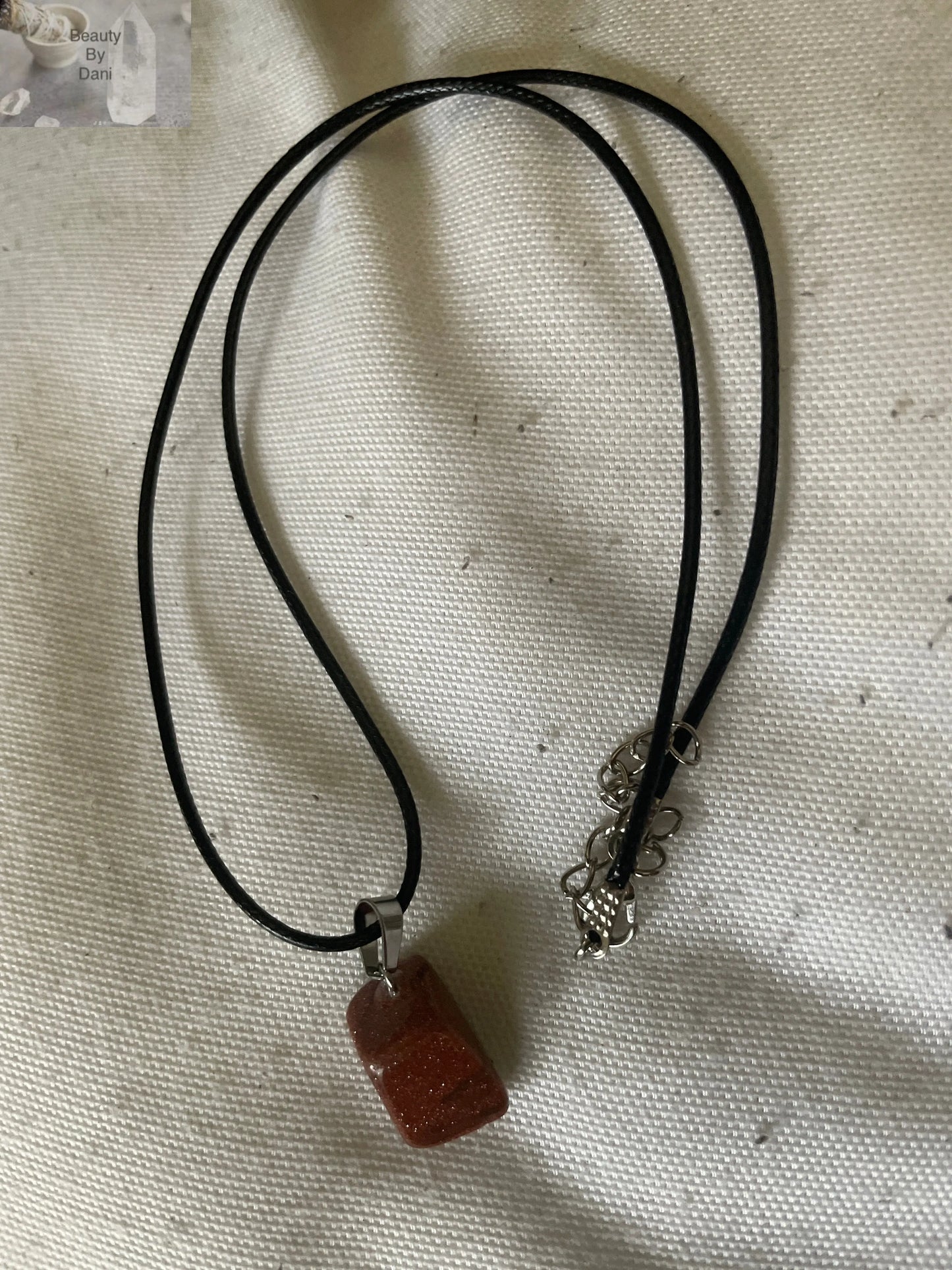 Goldstone Necklace Beauty by Dani