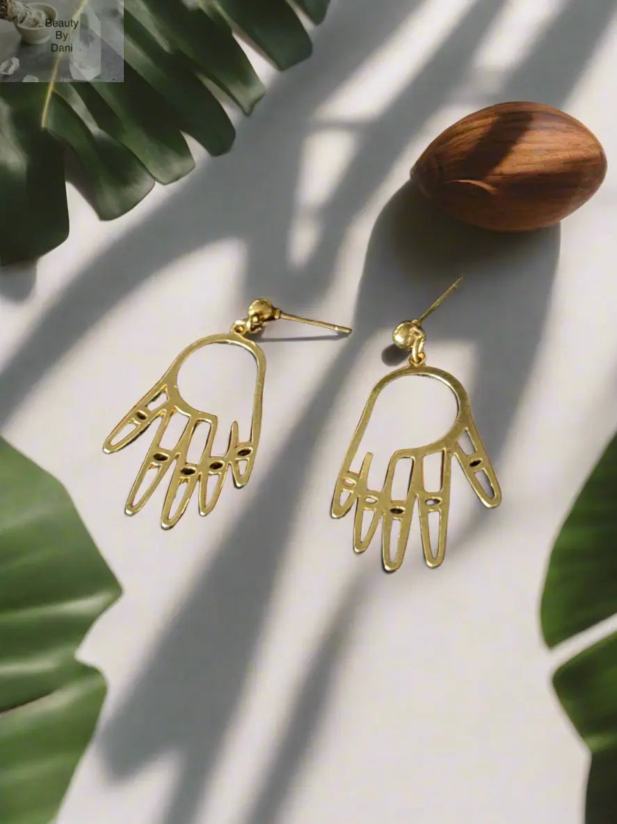 Art Deco Stainless Steel Earrings Beauty by Dani