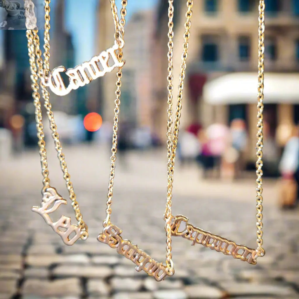 Zodiac Rosetone Stainless Steel Necklace Beauty by Dani