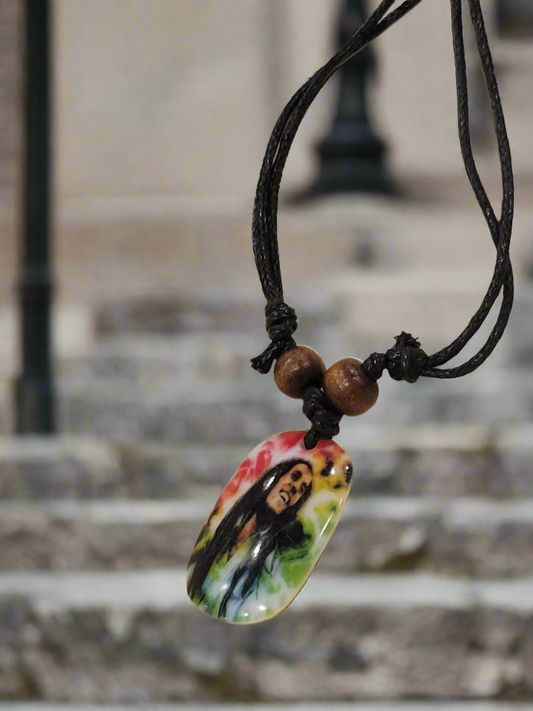 Rasta Adjustable Cord Necklace