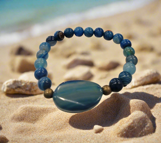 Blue Agate Bracelet