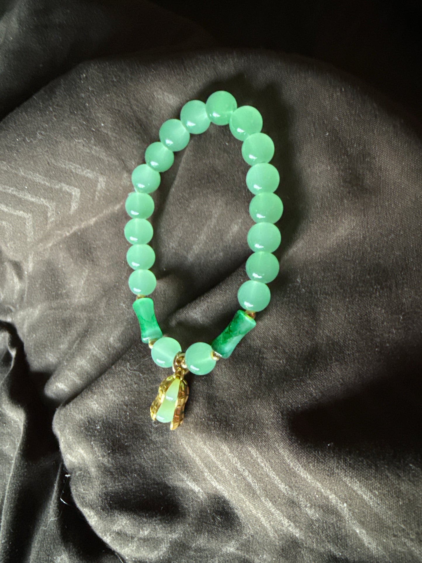 Jade Charm Bracelets with 8mm Beads