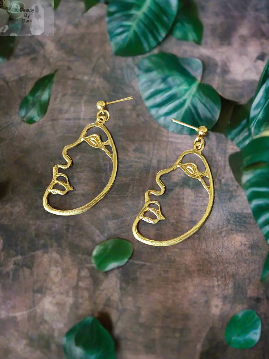 Art Deco Stainless Steel Earrings Beauty by Dani