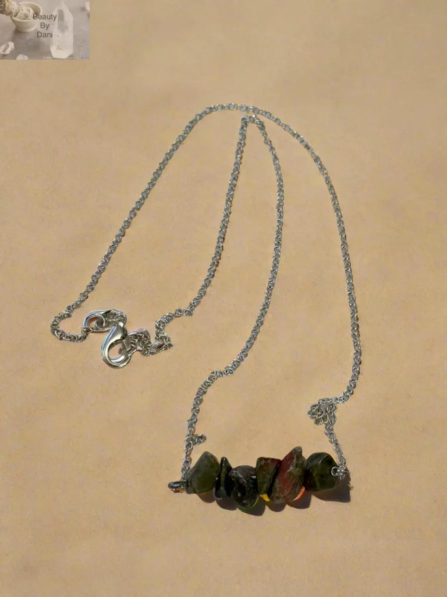 Unakite Healing Necklace Beauty by Dani Gems and More