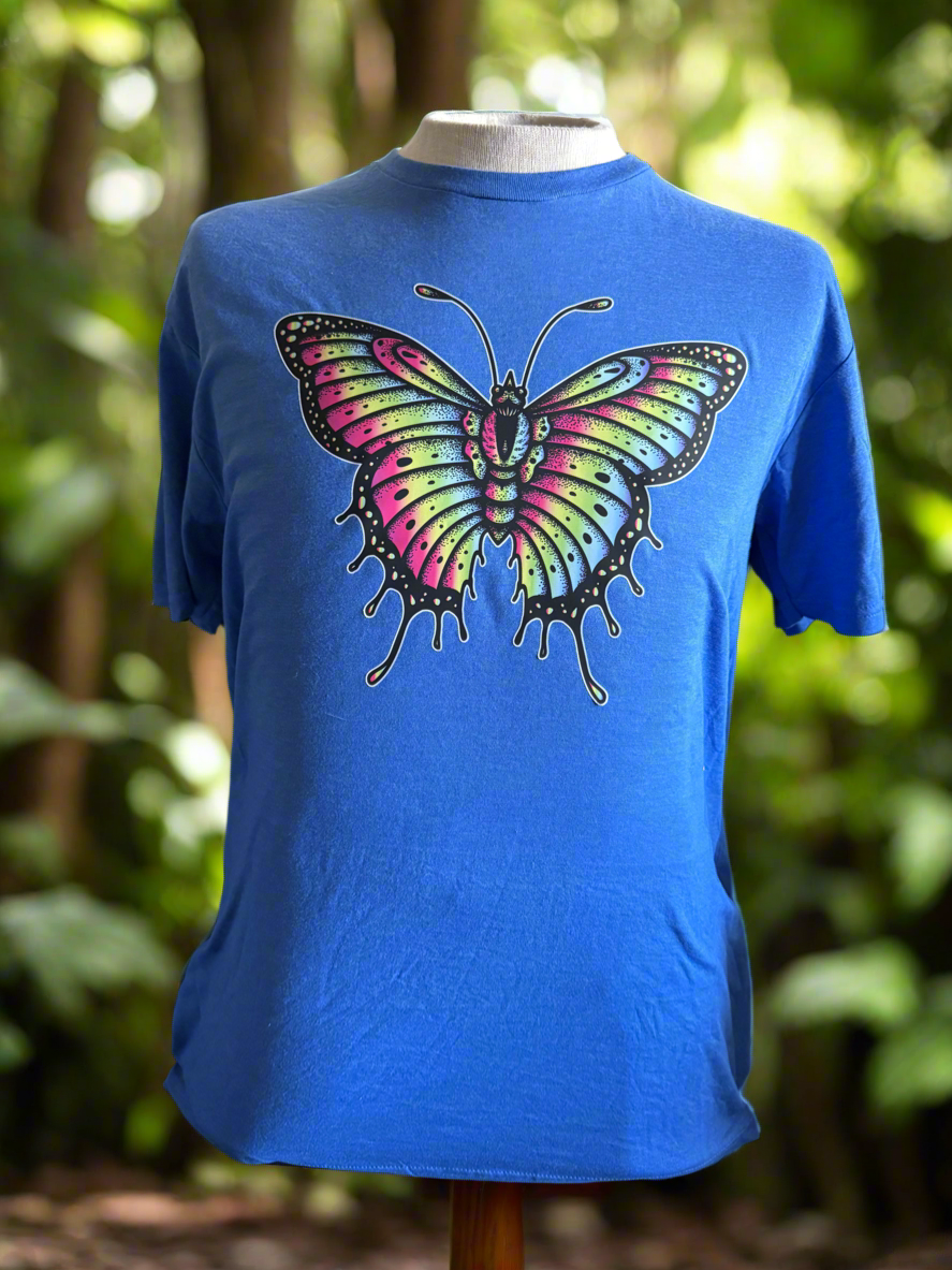 Rainbow Butterfly Graphic T-shirt