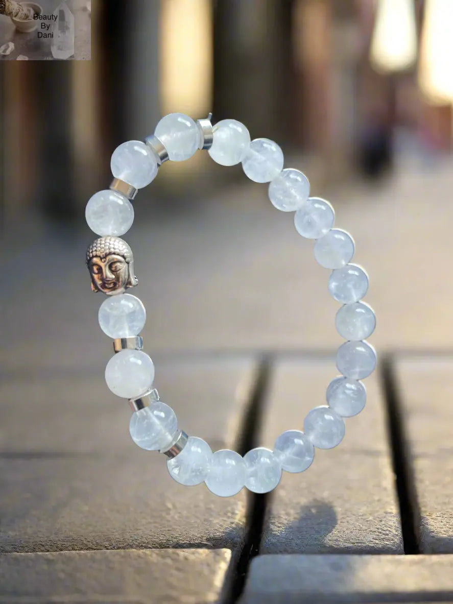 Rose Quartz Buddha Bracelet Beauty by Dani Gems and More