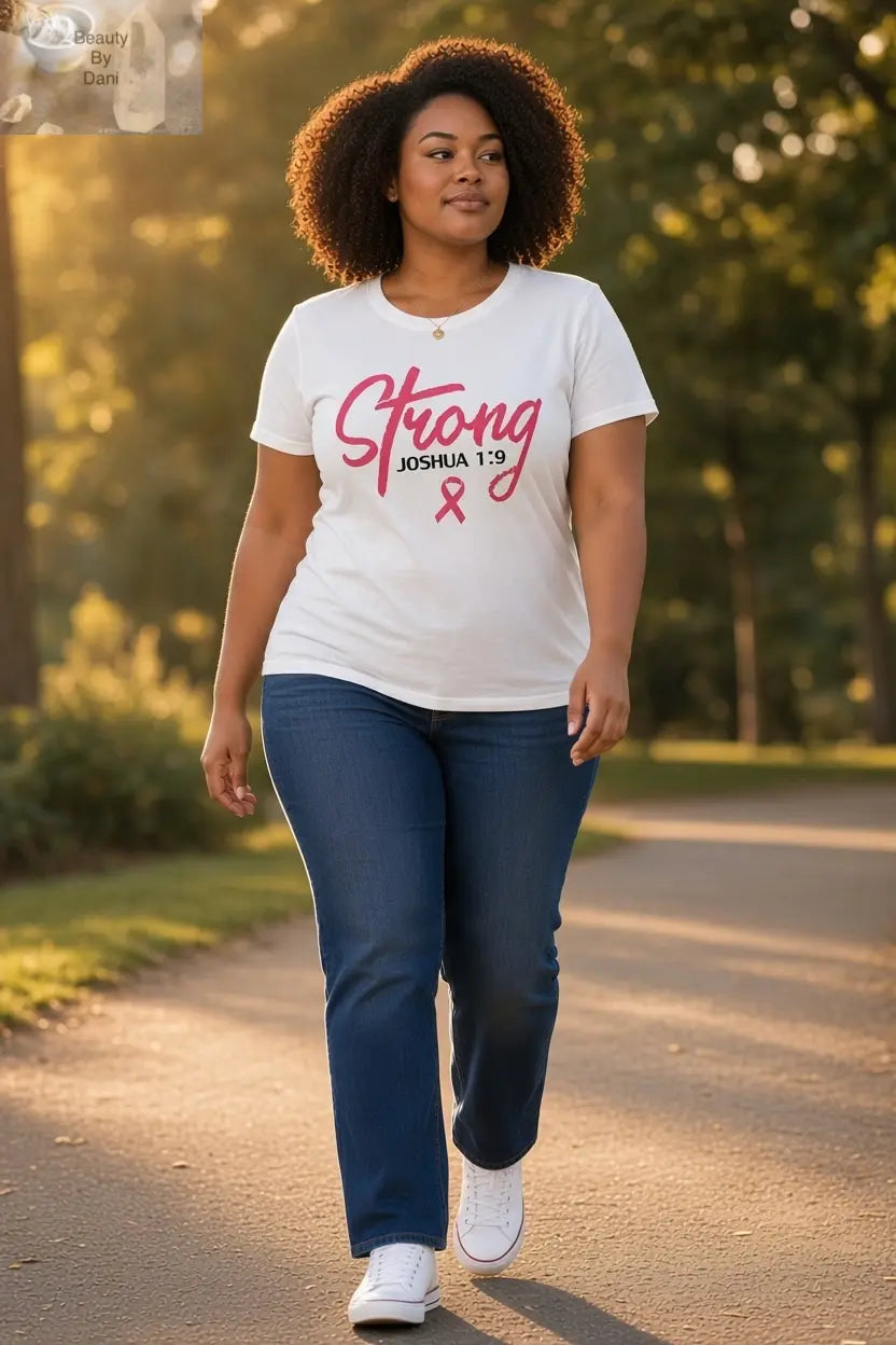 Strong Joshua 1:9 t-shirt