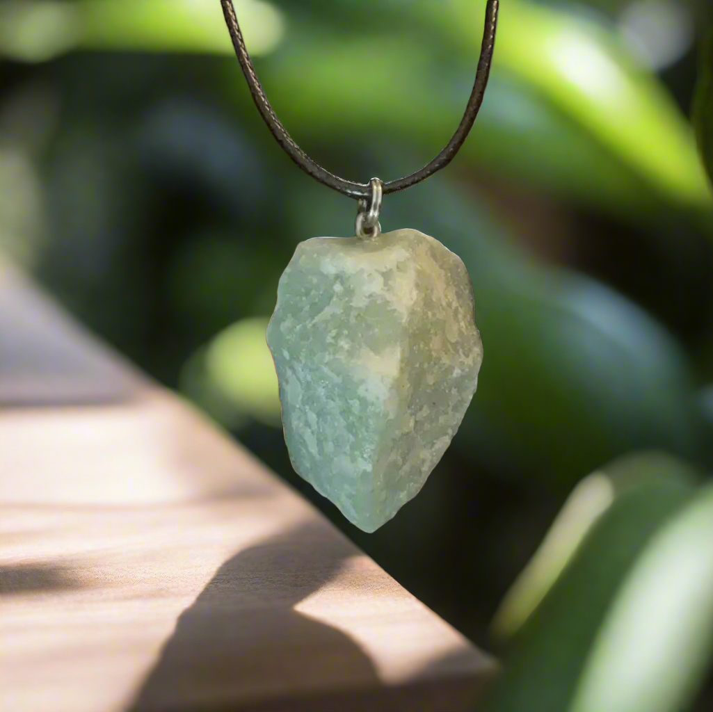 Raw Aventurine Crystal Necklace