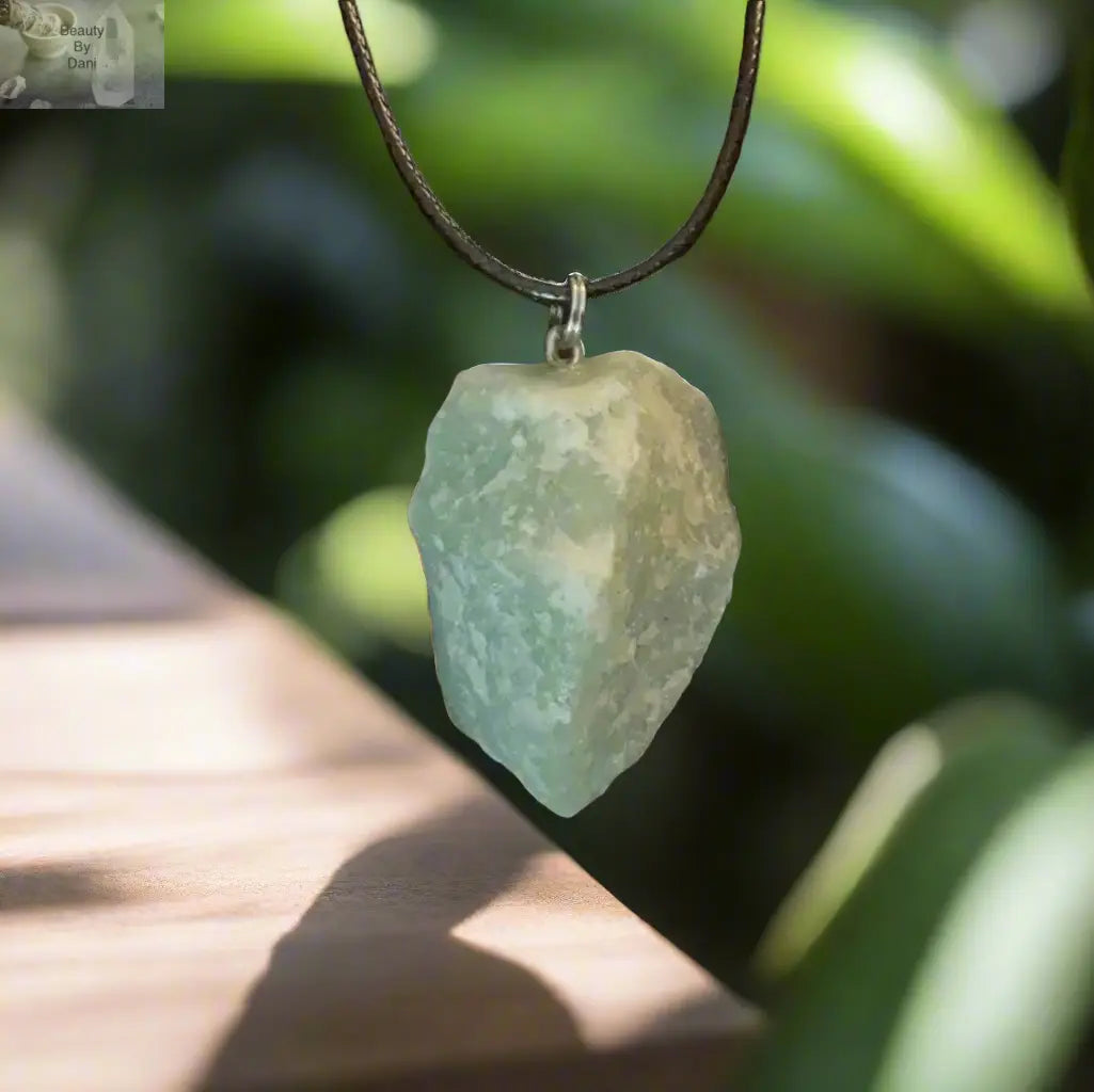 Raw Aventurine Crystal Necklace Beauty by Dani Gems and More