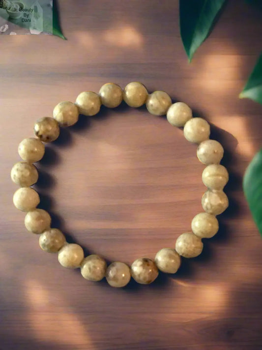 Maifanite Bracelet - 8mm Beads for Health and Well-being Beauty by Dani