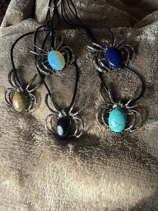 Spider Gem Necklace