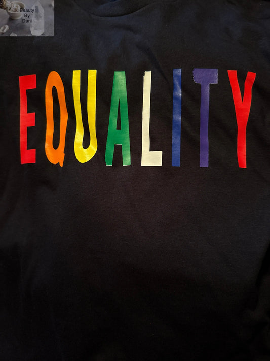 Equality Rainbow T-Shirt Beauty by Dani