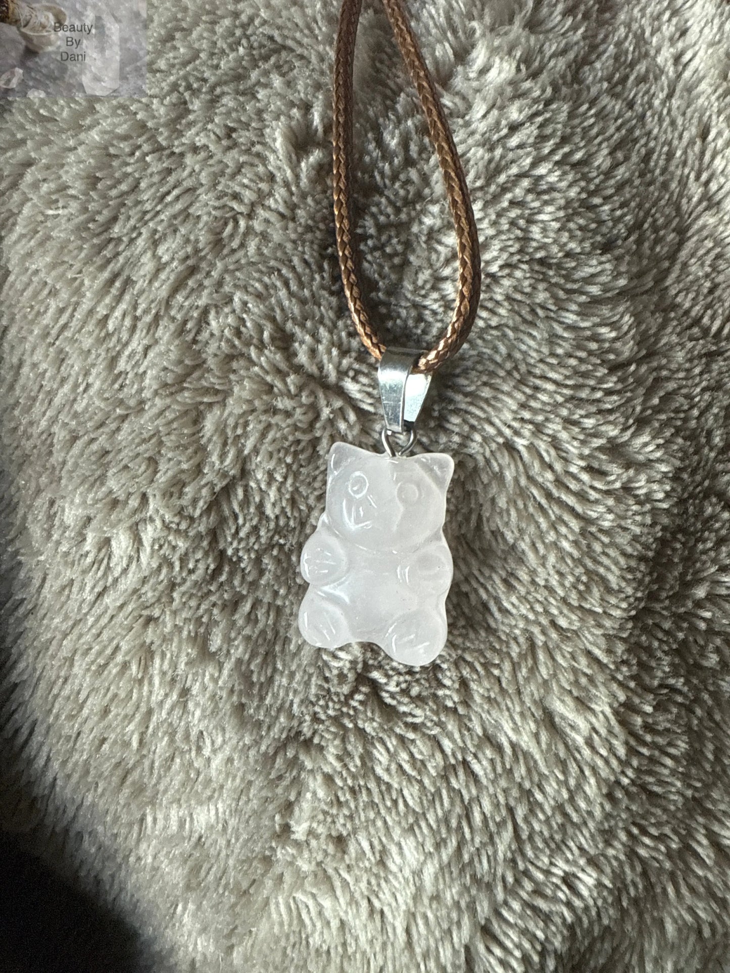 Gemstone Bear Necklace Beauty by Dani