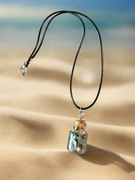 Tree Agate Bottle Necklace