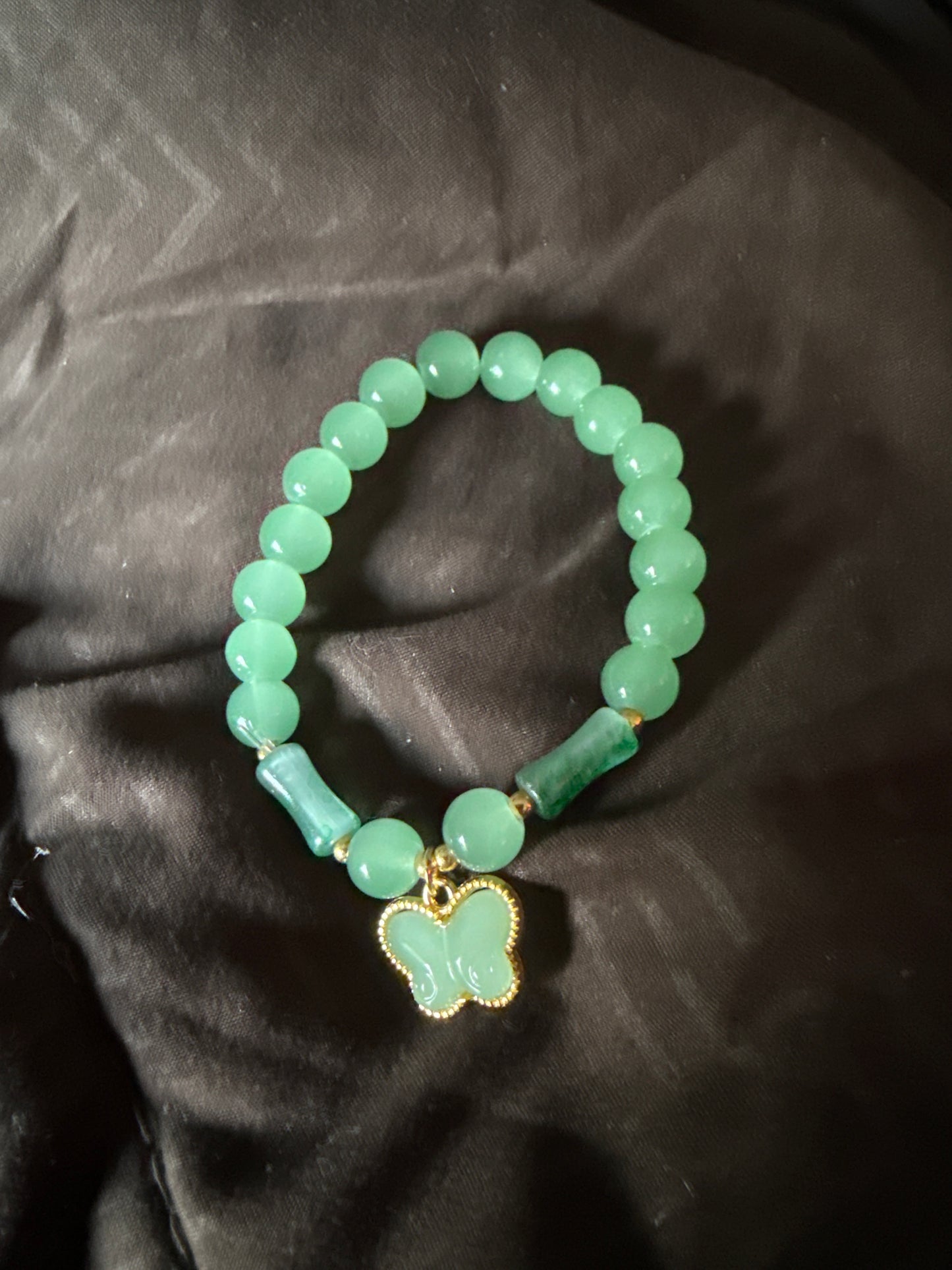 Jade Charm Bracelets with 8mm Beads