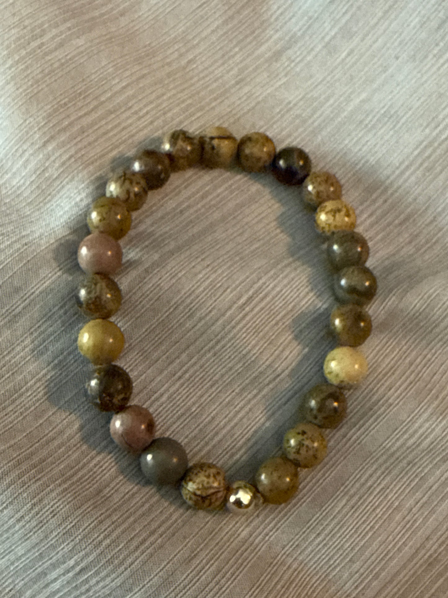 Grounding Jasper Bracelet - 8mm Beads