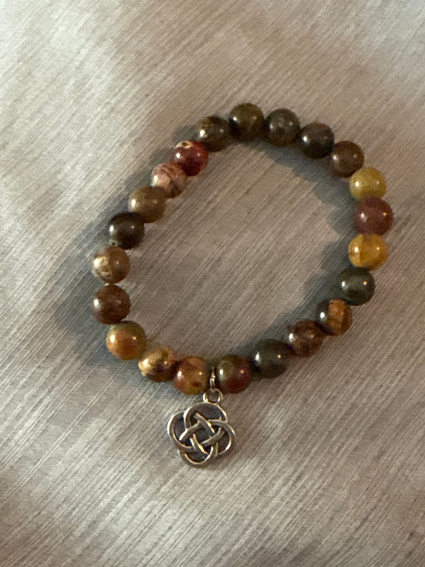 Jasper Grounding Bracelet - 8mm Beads