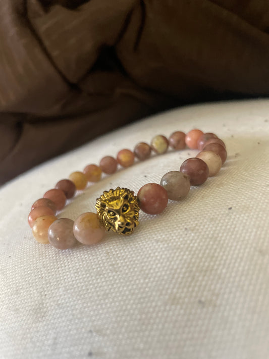 Pink Jasper Bracelet - Beauty by Dani