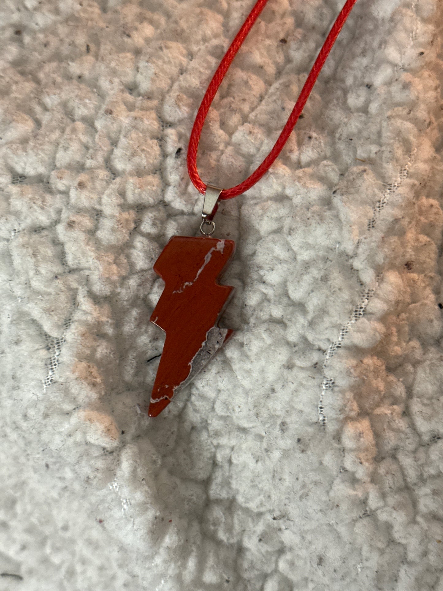 Gem Lightning Bolt Necklace