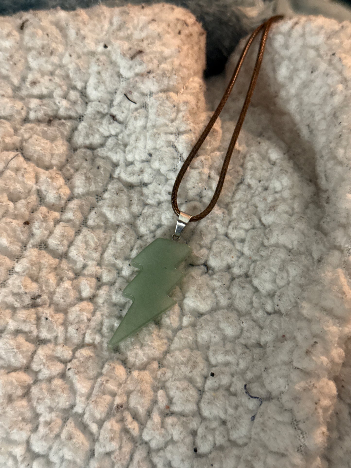 Gem Lightning Bolt Necklace