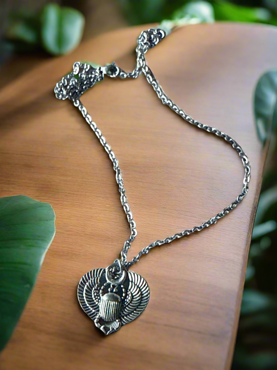 Elegant Scarab Necklace
