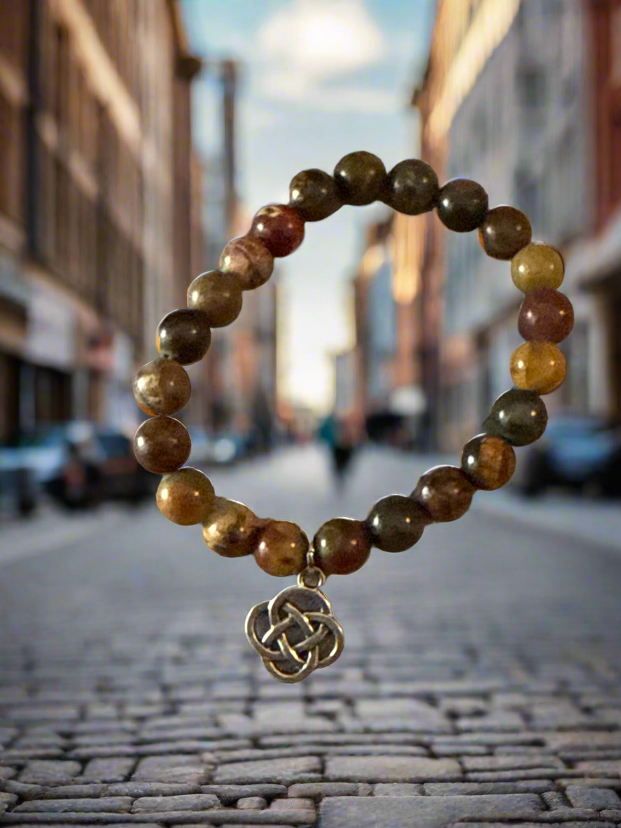 Jasper Grounding Bracelet - 8mm Beads